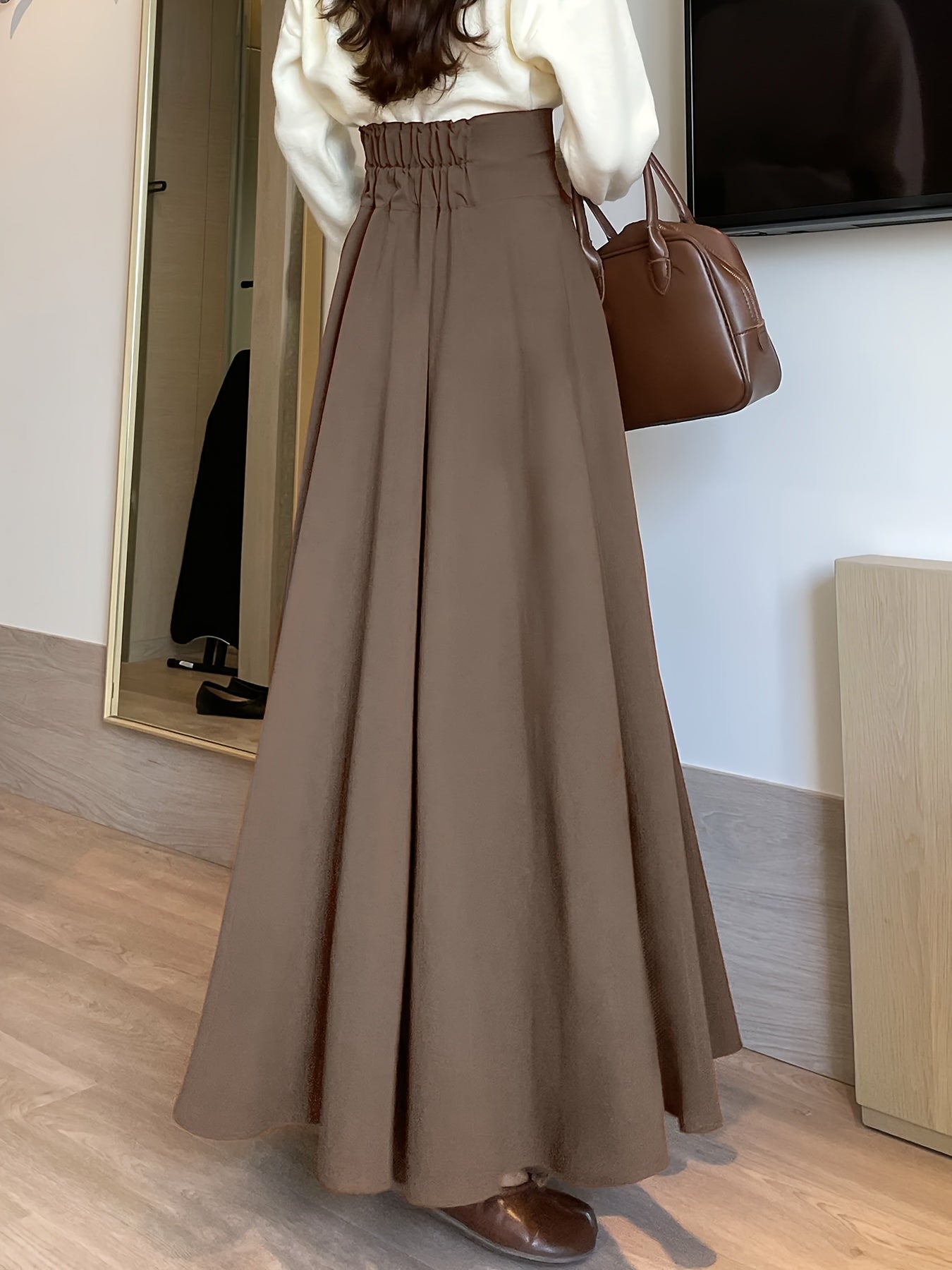 Charlotte | Midi-jurk met elegante high-waist pasvorm