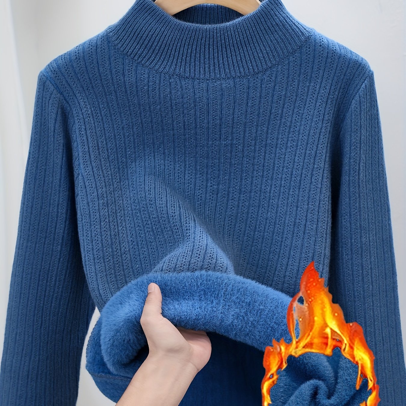 Eva | Zachte Gebreide Trui Met Ronde Hals