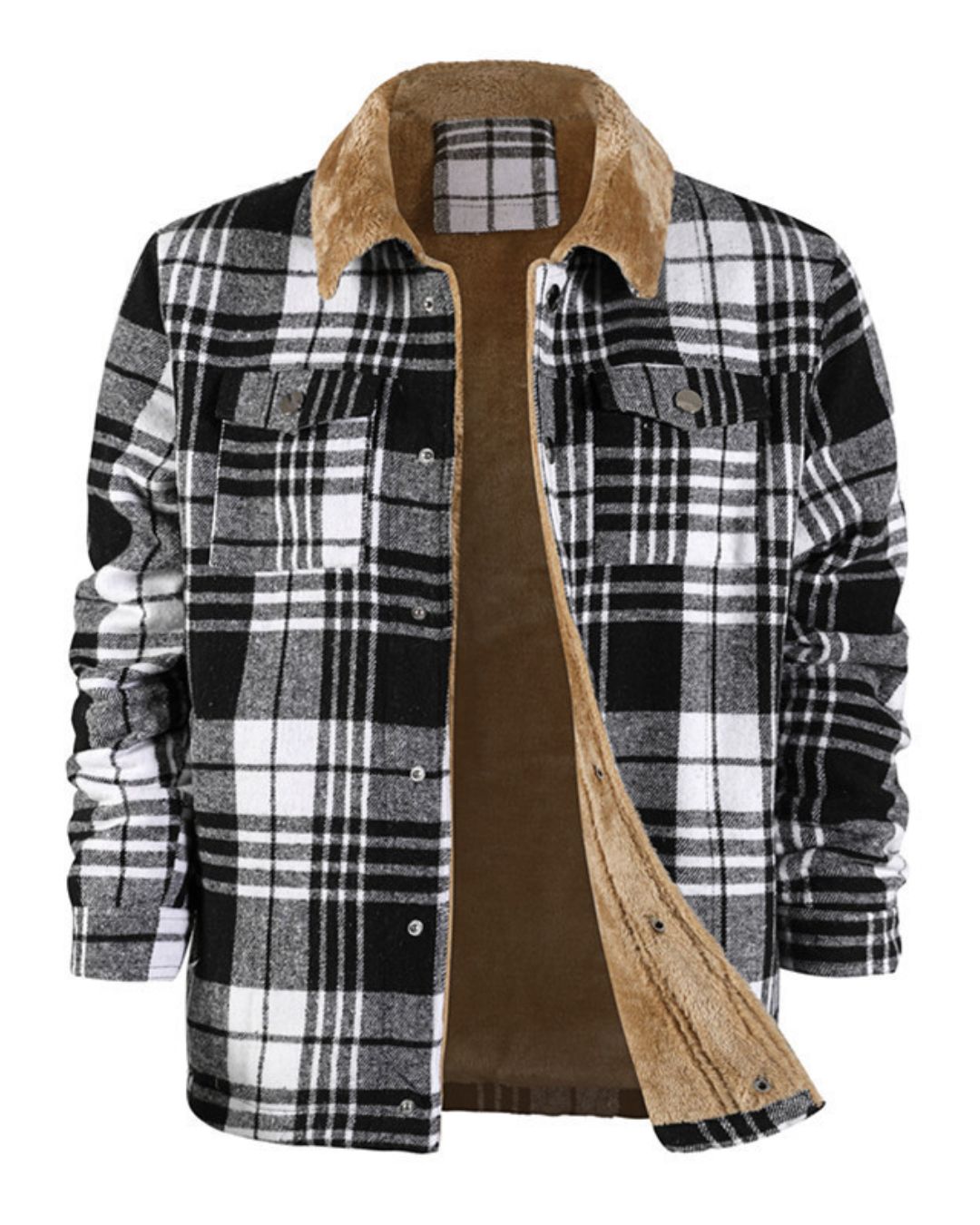 Fleece Lined Flannel Jacket