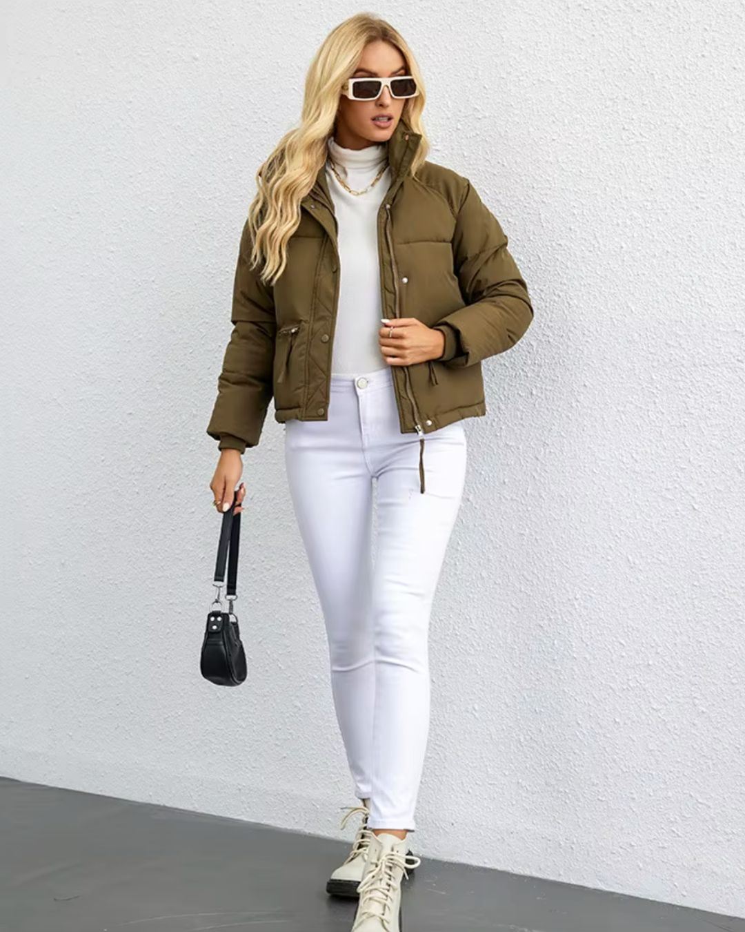 Clara | Korte Gewatteerde Jas