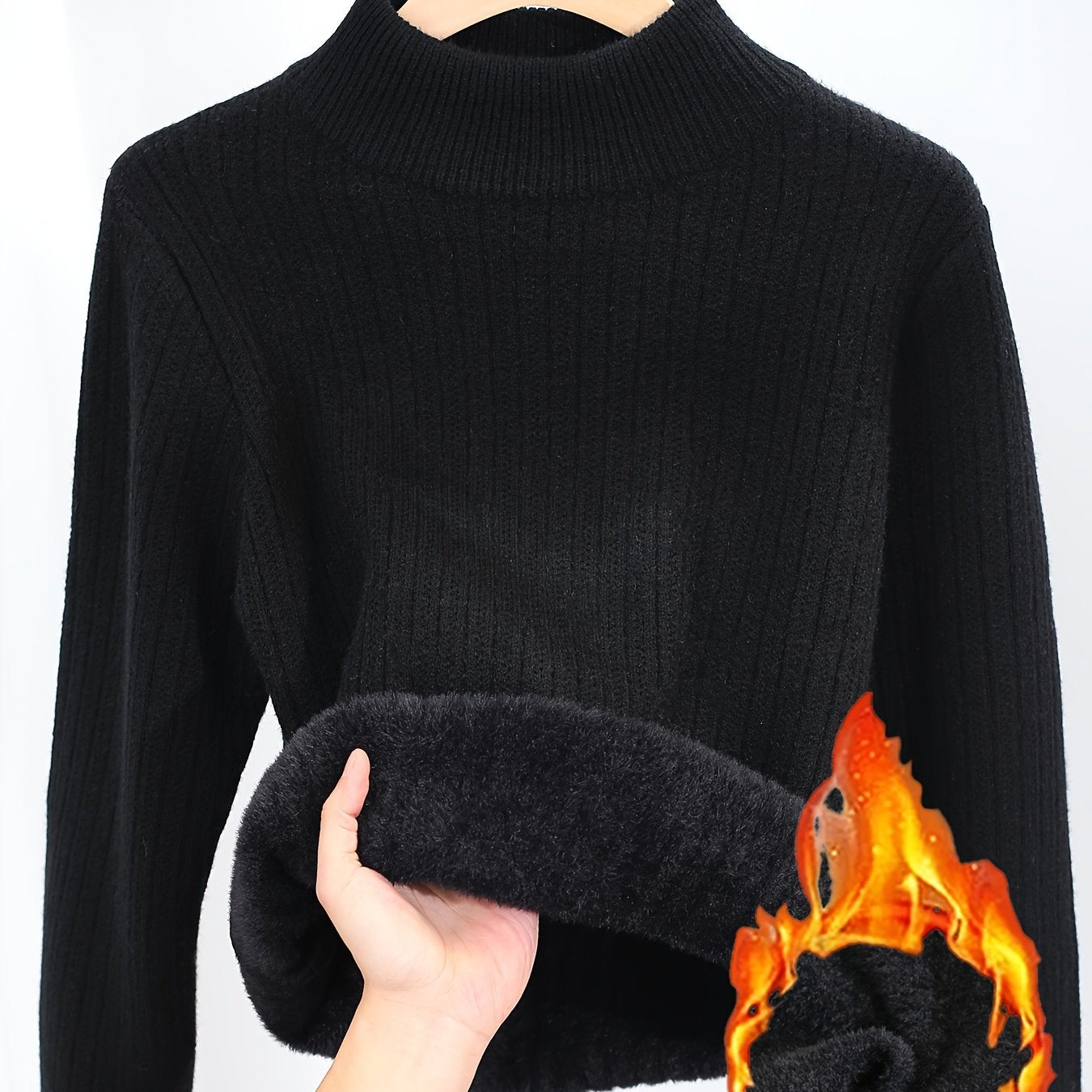 Eva | Zachte Gebreide Trui Met Ronde Hals