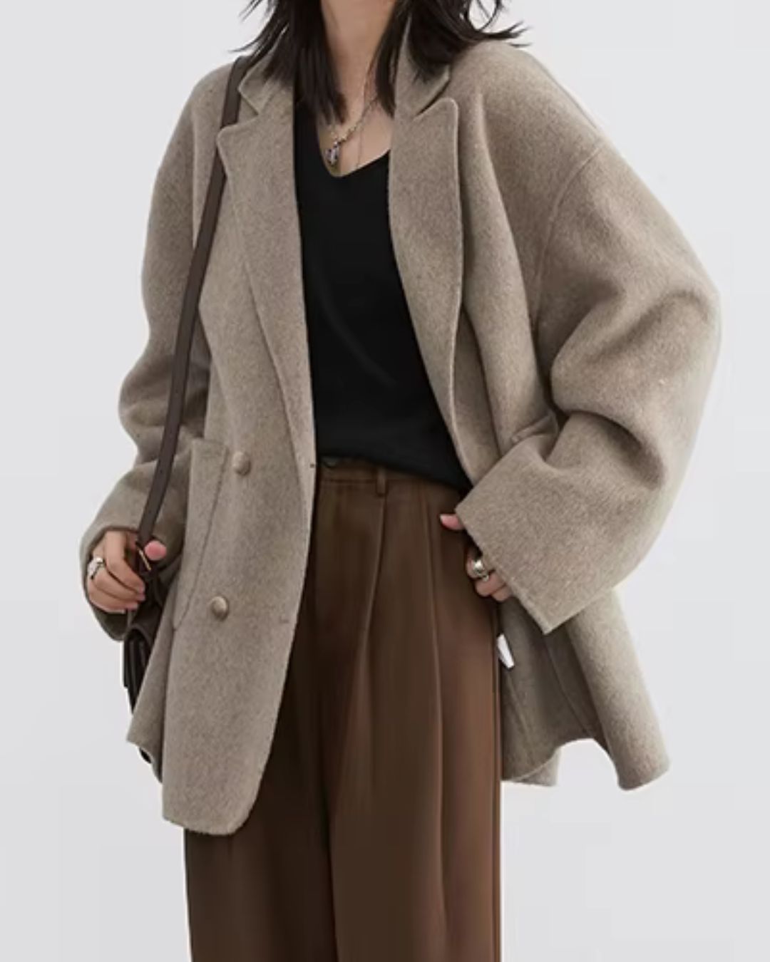 Mirte | Oversized Wollen Blazer