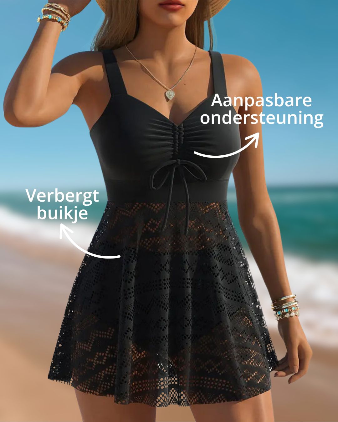 Marie | Elegante Badpakjurk