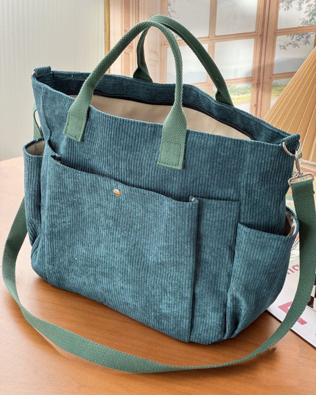 Corduroy Shoulder Bag