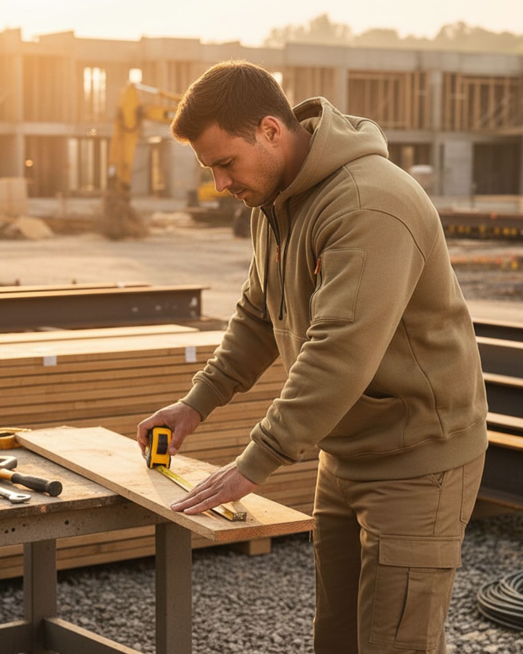 Utility Quarter-Zip Hoodie