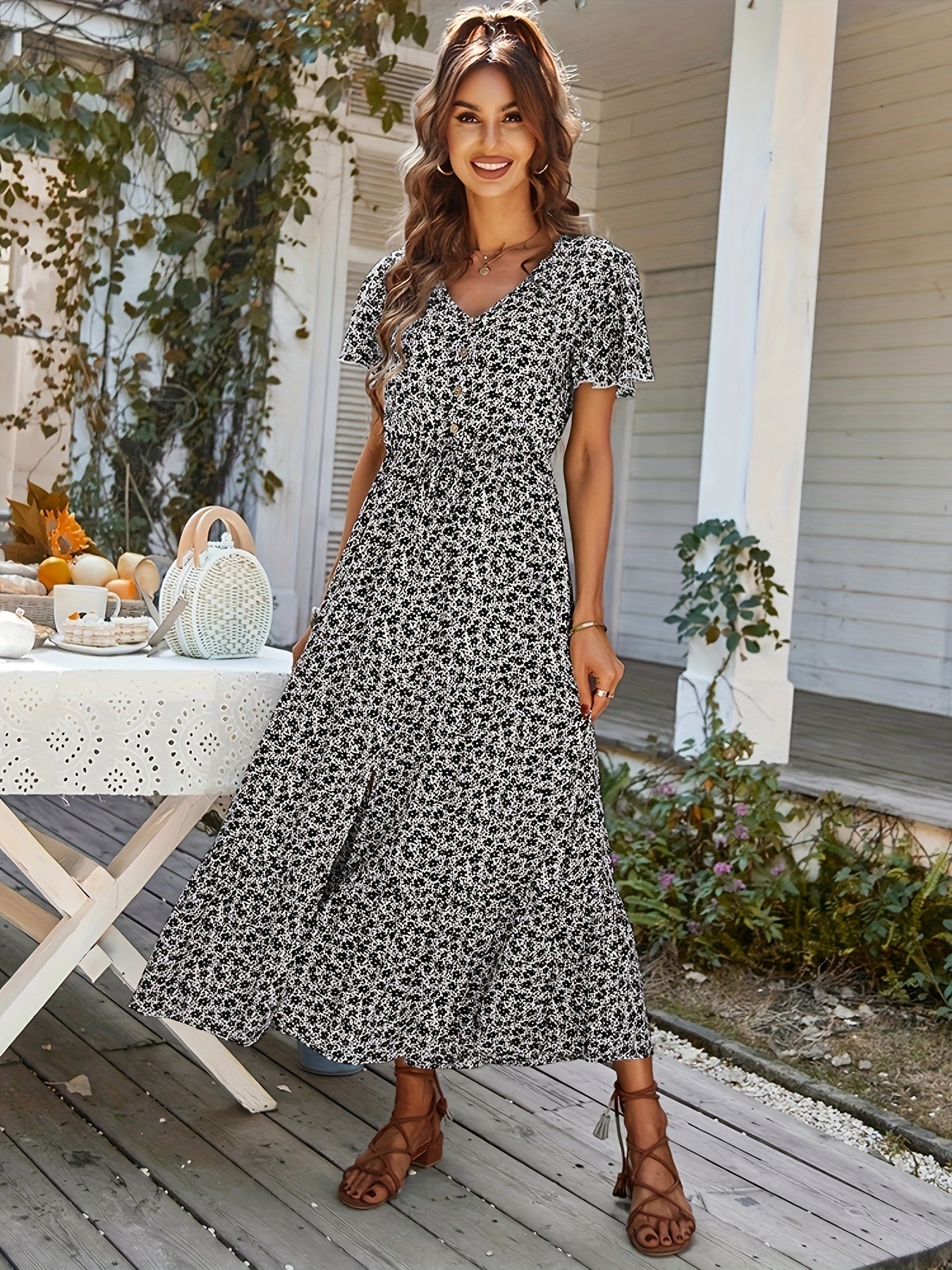 Nadine | Zomerse Bloemenjurk