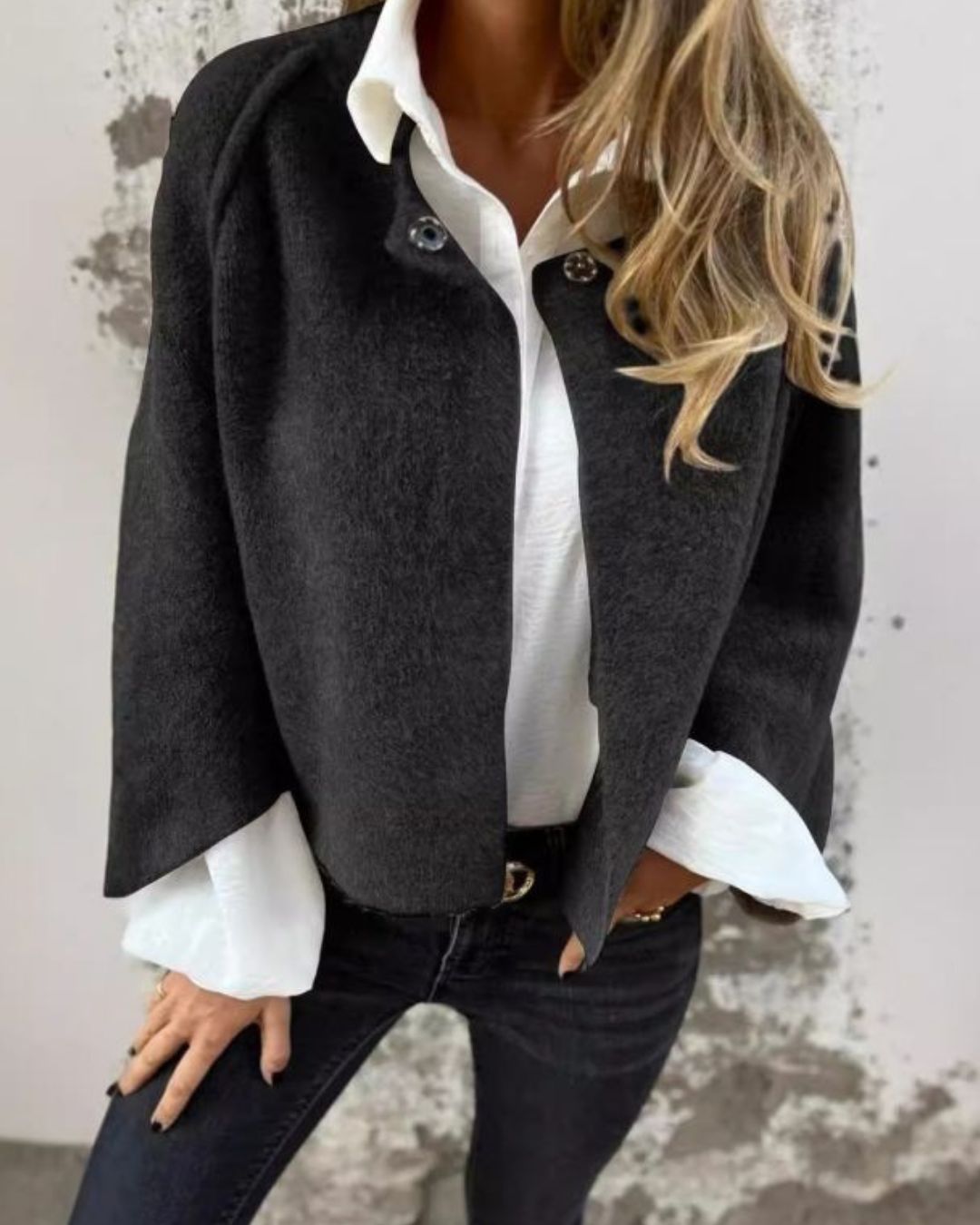 Marlies | Korte Wolmix Jas