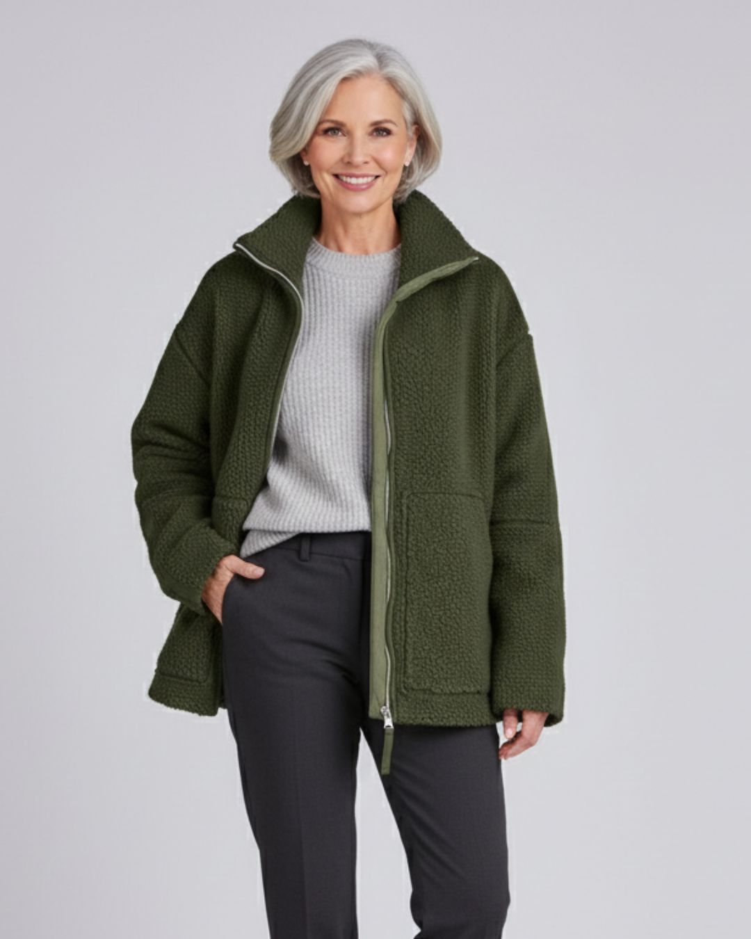 Cozy Fleece Zip Jacket