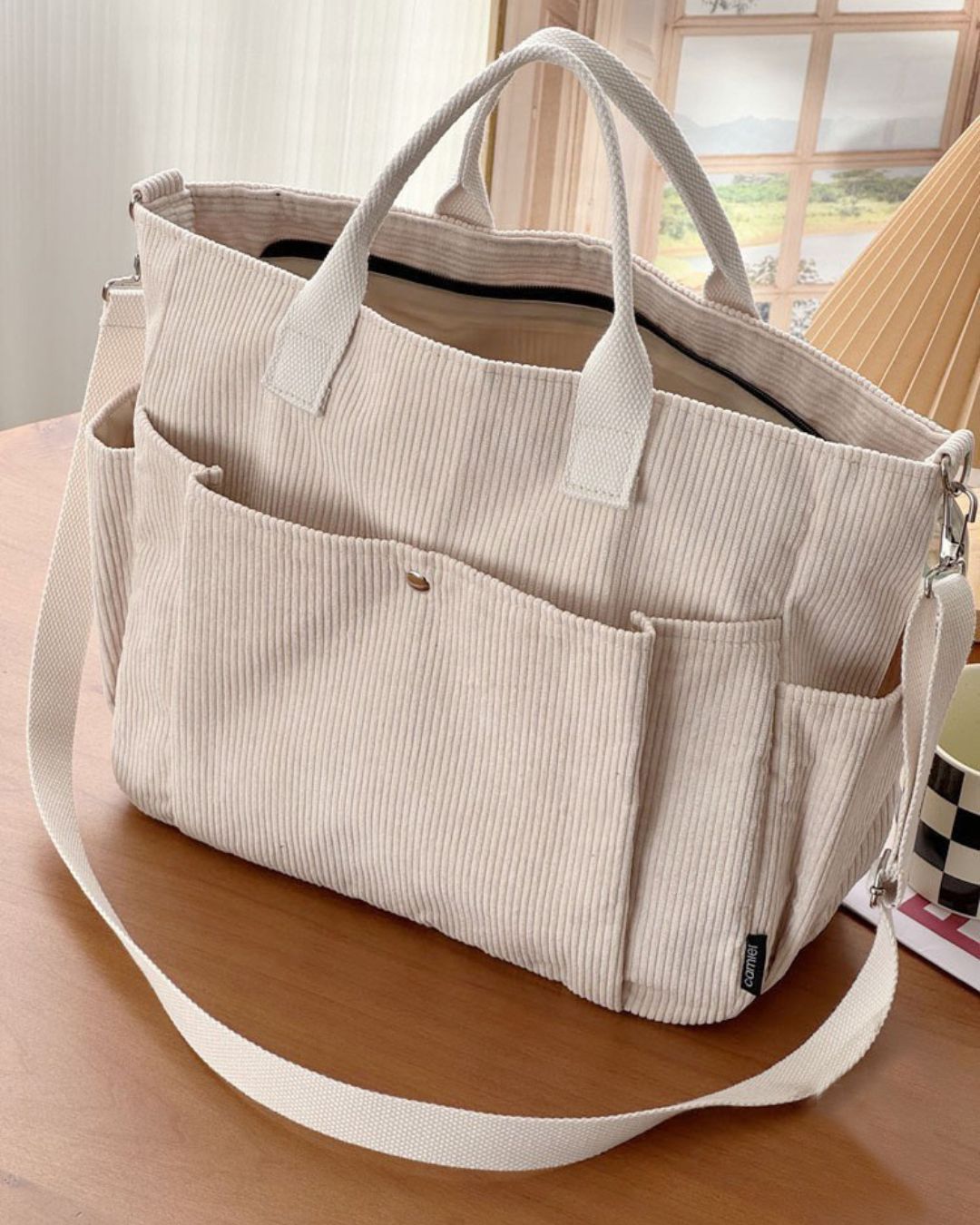 Corduroy Shoulder Bag