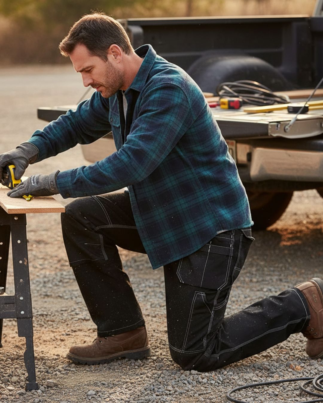 Heavy-Duty Flex Work Pants
