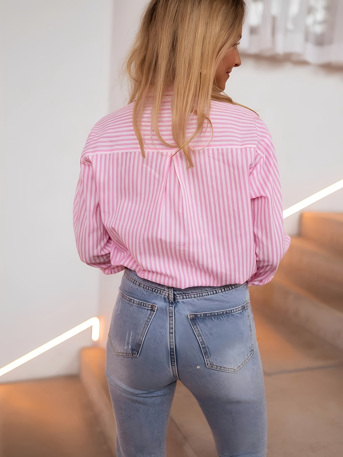 Els | Stijlvol Gestreept Overhemd