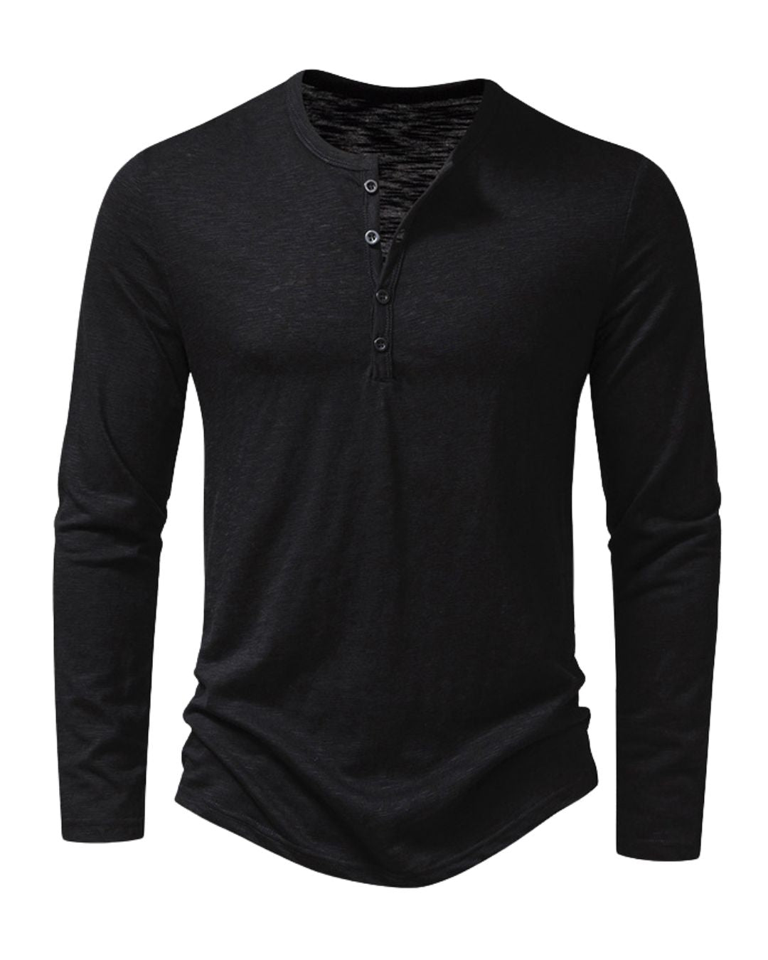 Long Sleeve Henley Shirt