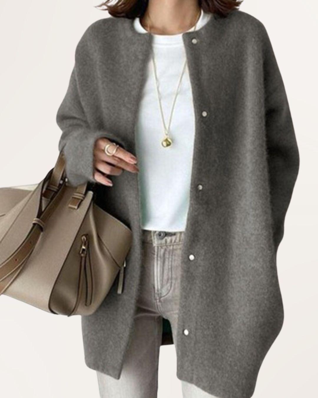 Jannie | Zachte Cardigan met Elegante Pasvorm