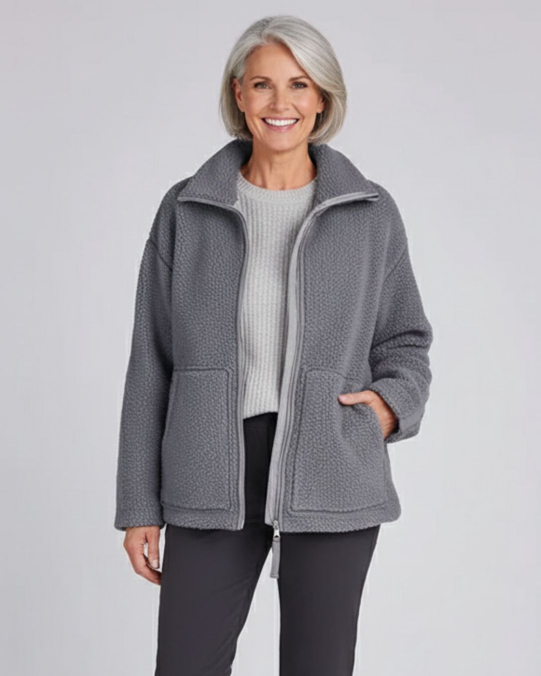 Cozy Fleece Zip Jacket