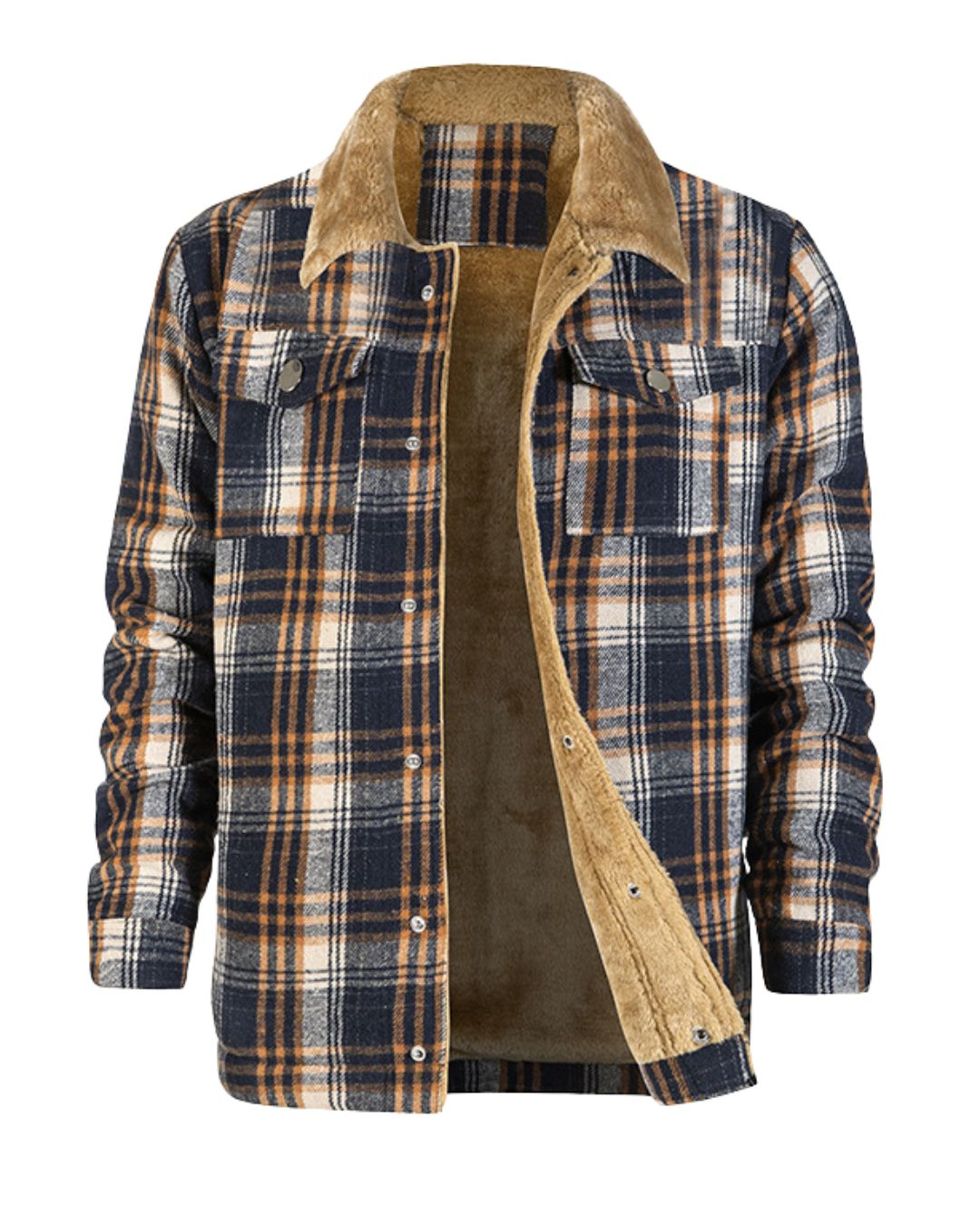 Fleece Lined Flannel Jacket