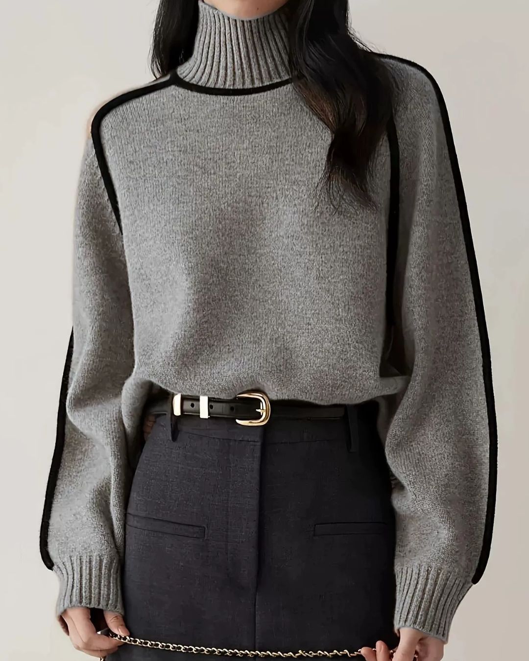 Els | Warme Coltrui met Contrastdetails