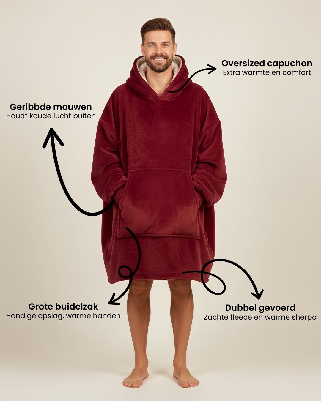 Knuzie™ | Deken Hoodie 2.0