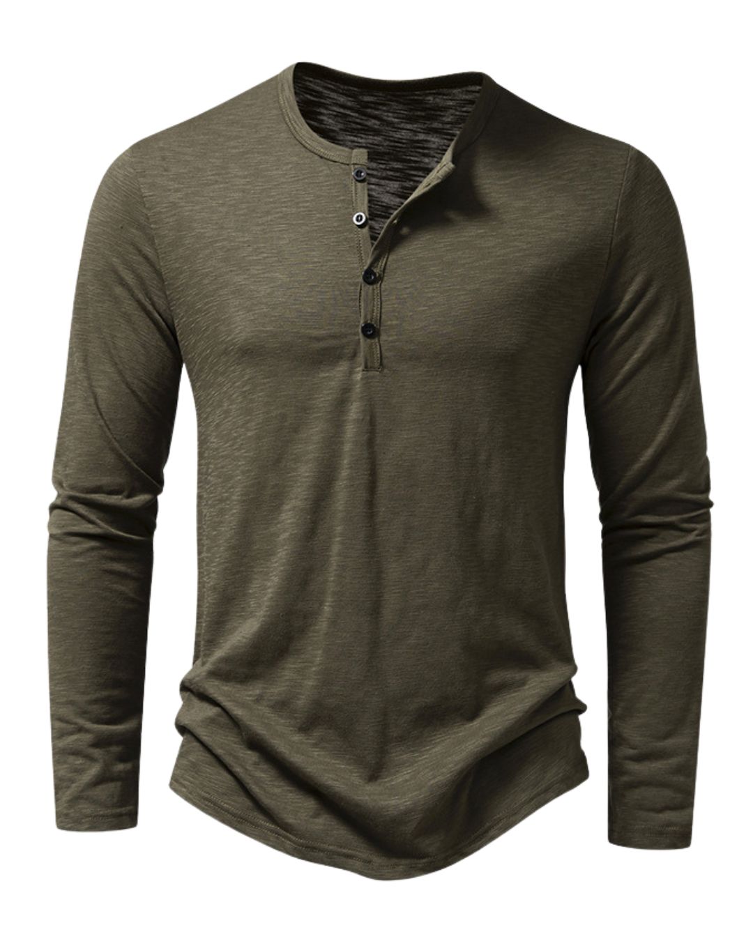 Long Sleeve Henley Shirt