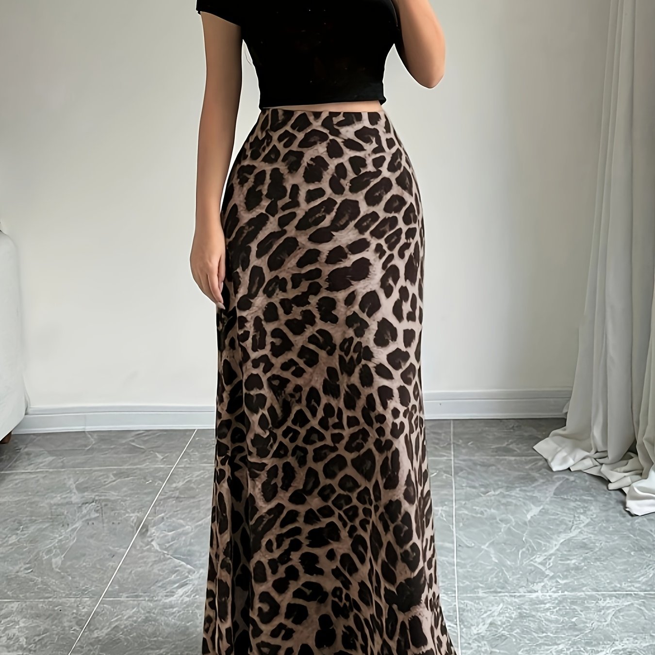 Lotte | Elegante Maxi-Rok Met Patroon