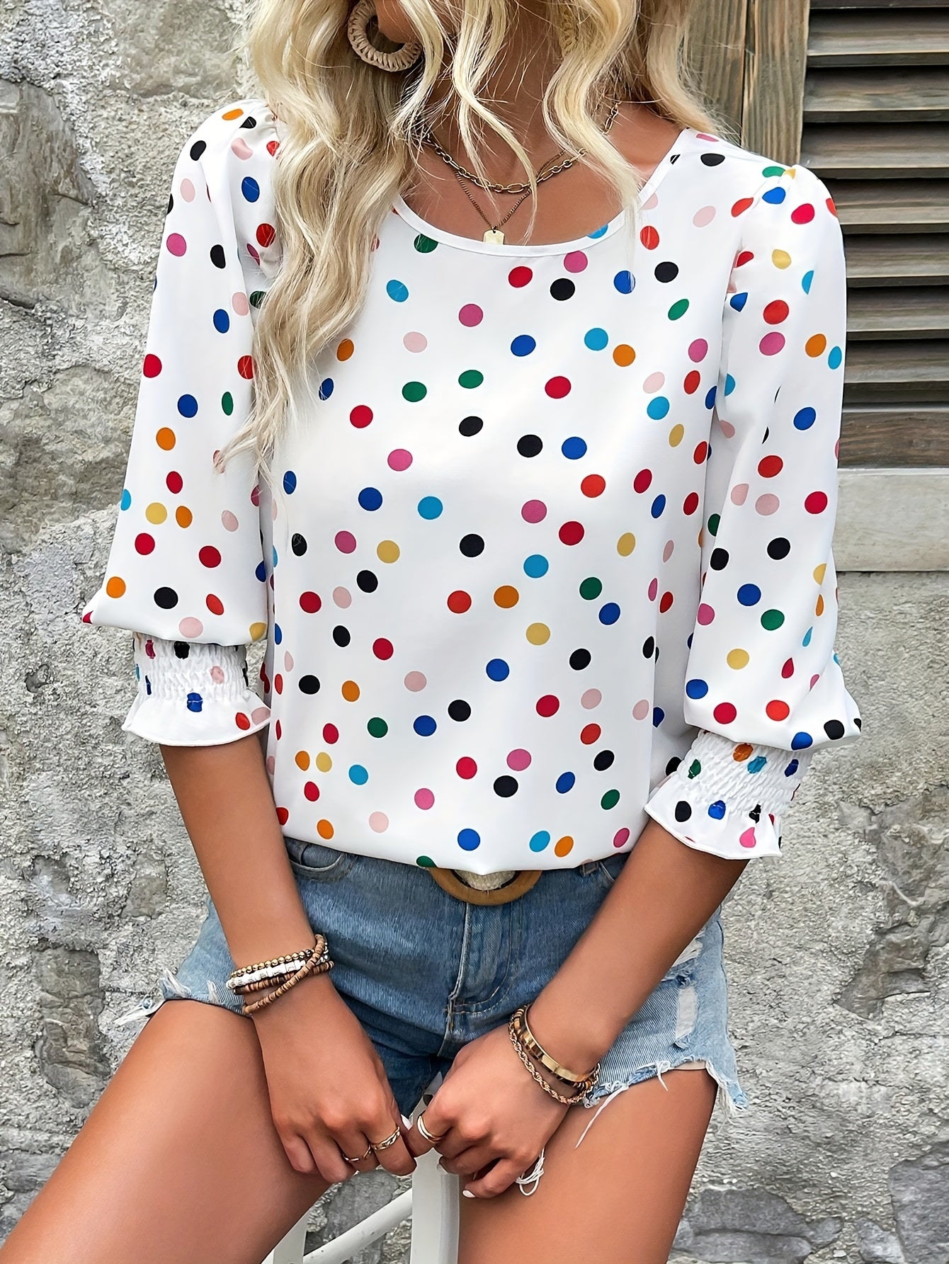 Beatrice | Luchtige Blouse Met Subtiele Details