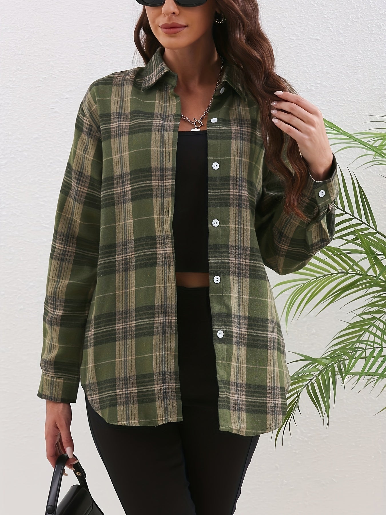 Nathalie | Casual ruitshirt met zachte pasvorm