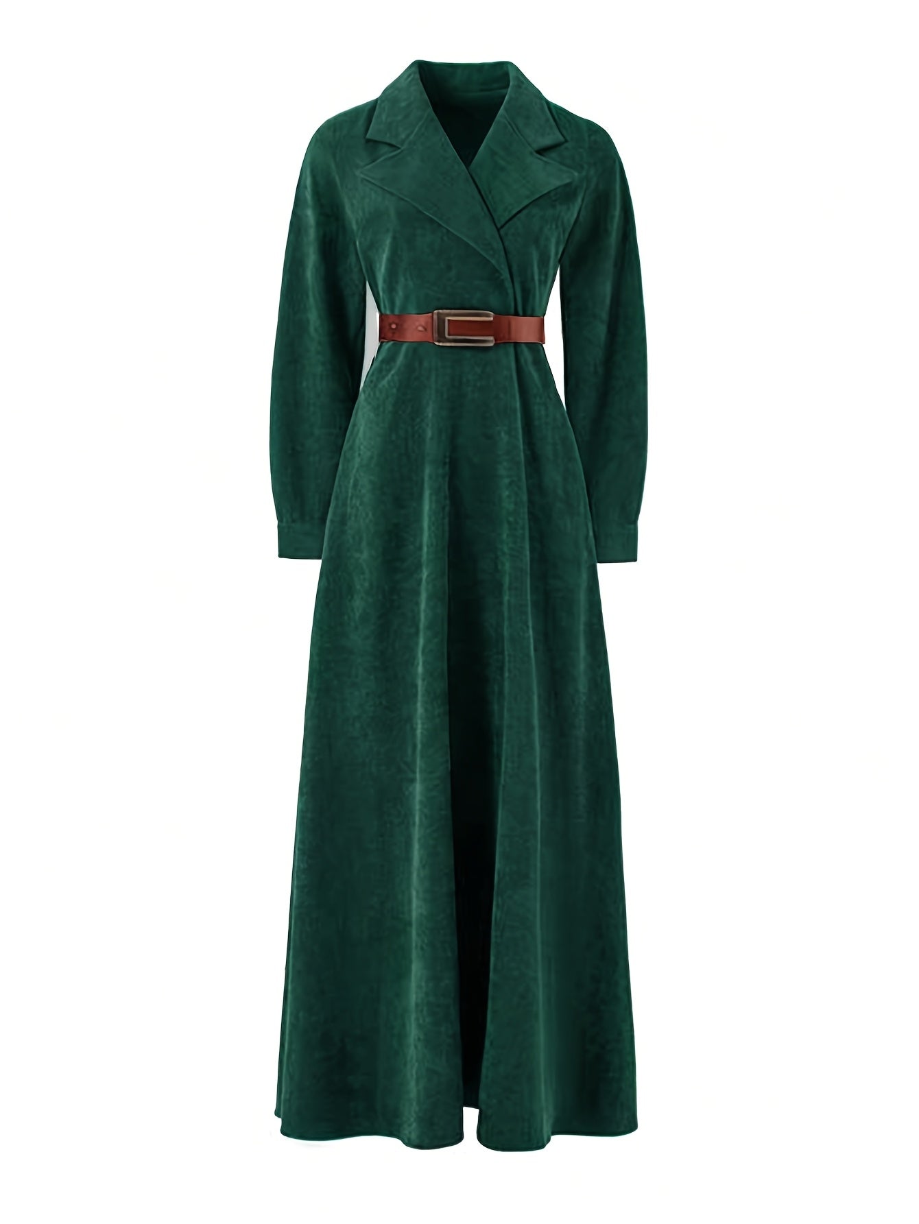 Hendrika | Franse-Inspiratie Jurk Met Trenchcoat Stijl