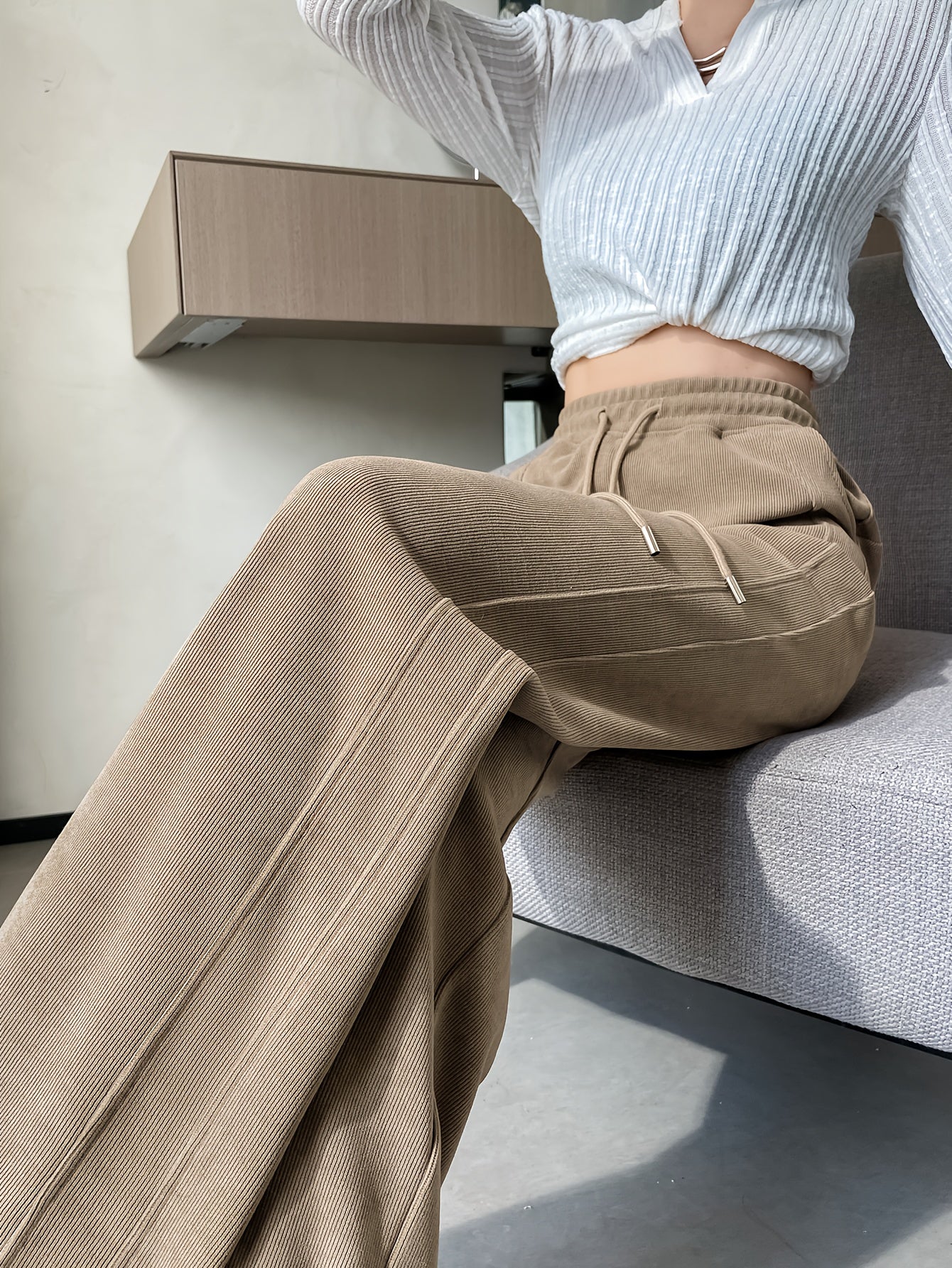 Heidi | Stijlvolle Lange Broek Met Losse Pasvorm