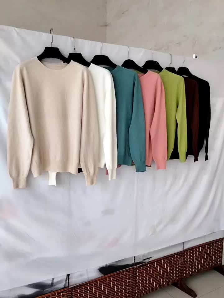 Danièle | Elegante Trui Met Ronde Hals