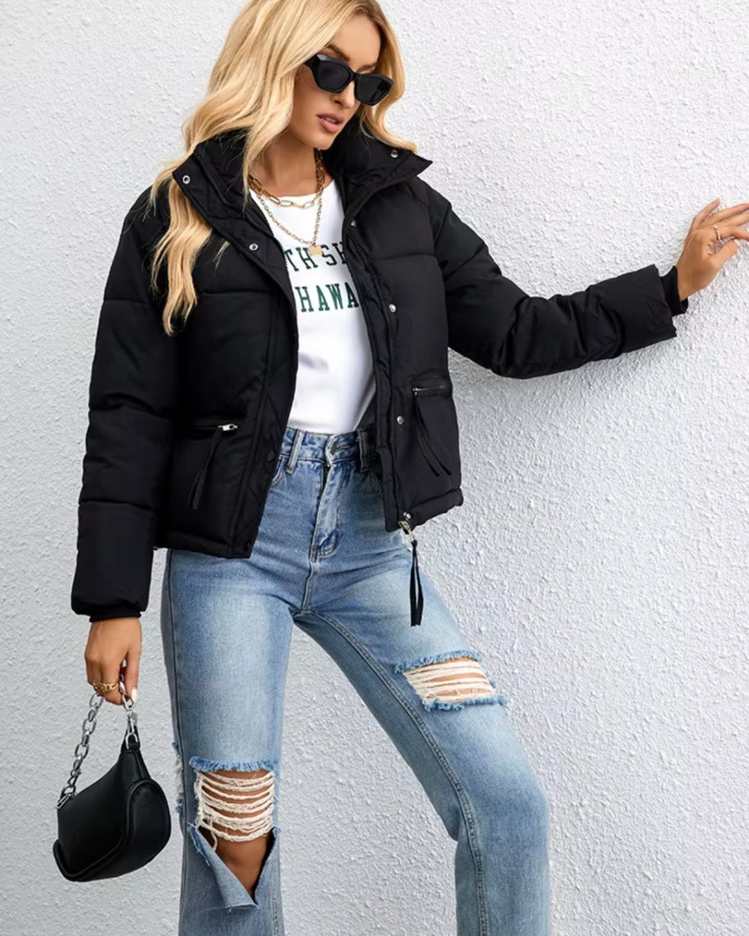 Clara | Korte Gewatteerde Jas