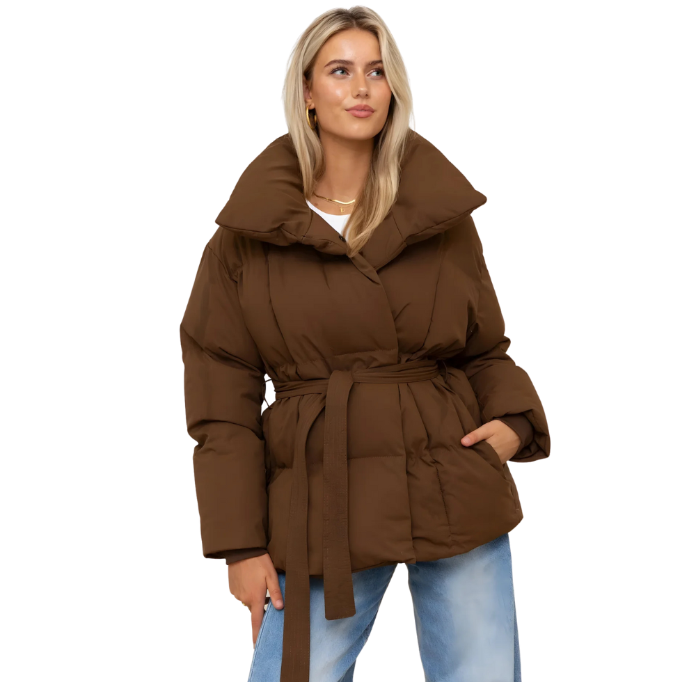 Kornelia | Warme Gewatteerde Jas