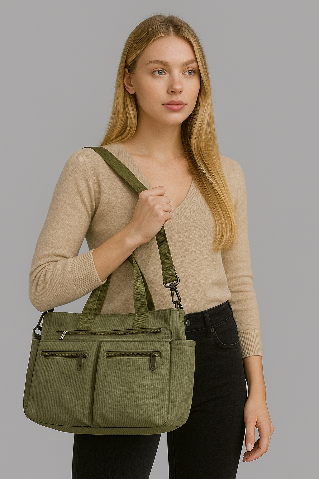 Nova | Ribfluwelen Draagtas