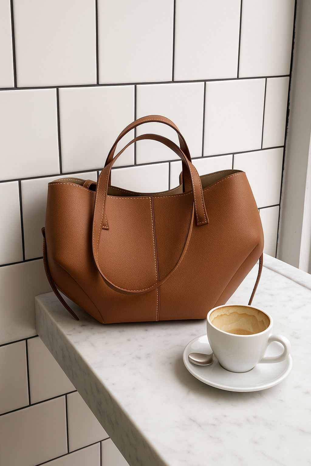 Juliette | Vintage Leren Tote Bag
