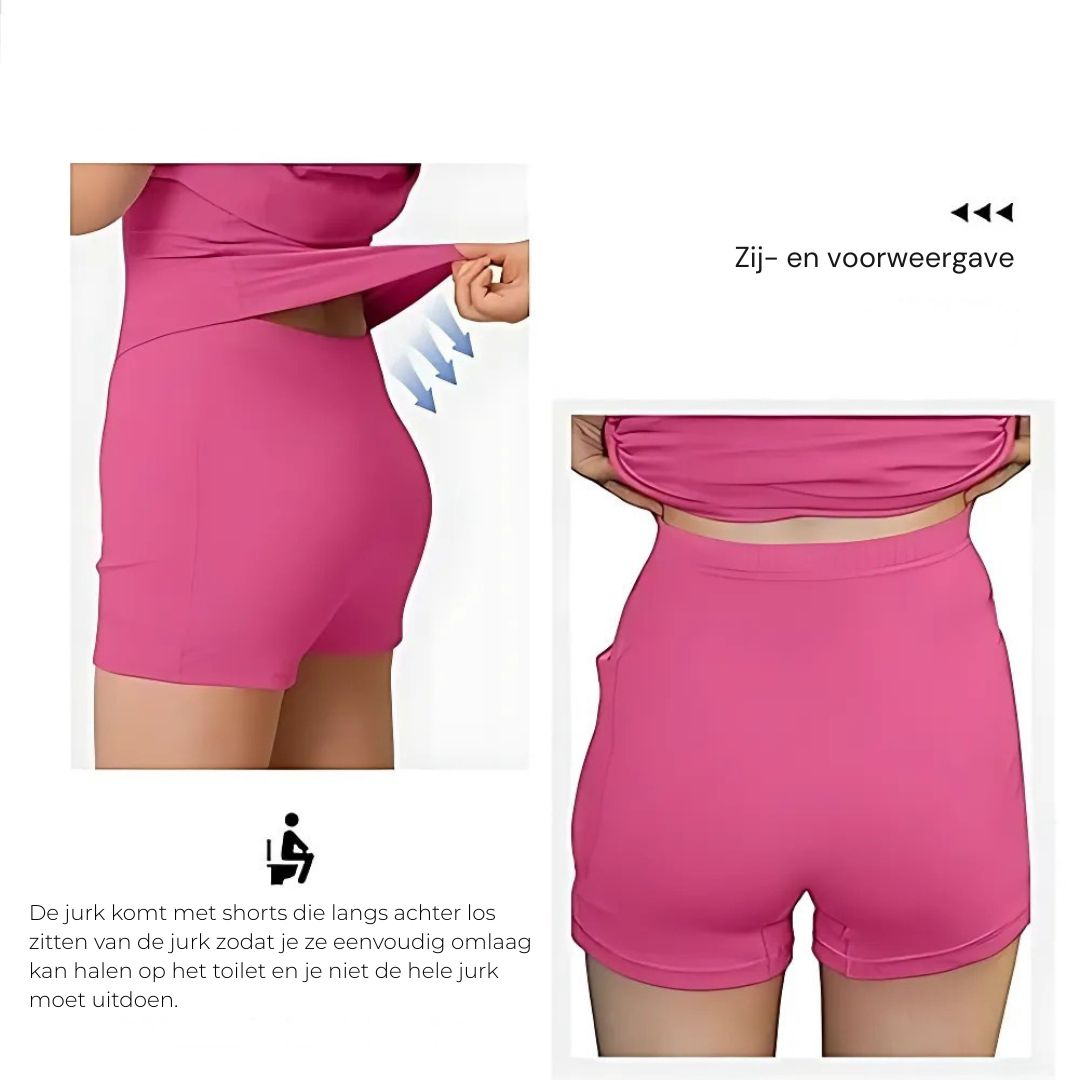 Nina | Comfortabele Zomerjurk met Ingebouwde Shorts
