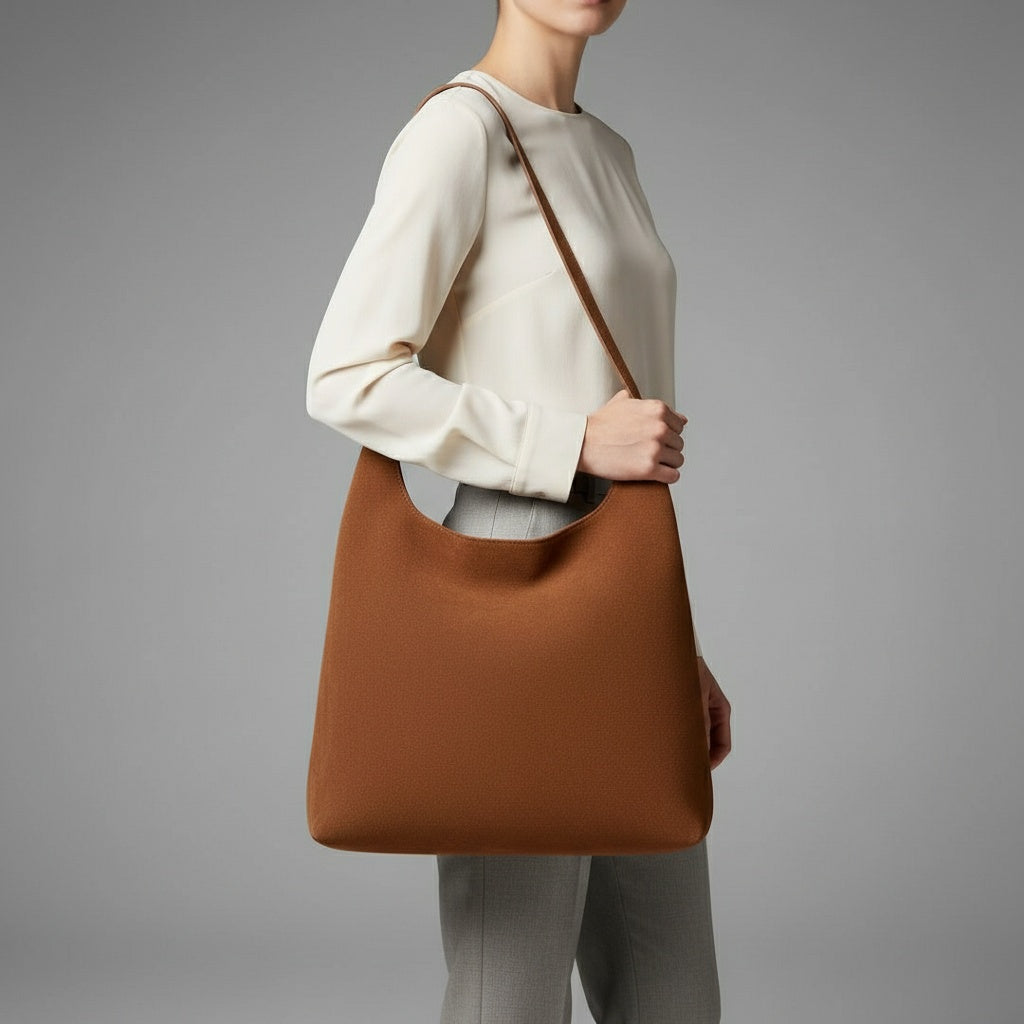 Lena | Suède Hobo Tas