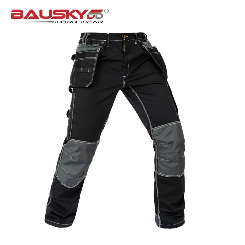 Men's work wear working pants Tool trouser Black work trousers men workwear cargo Pants