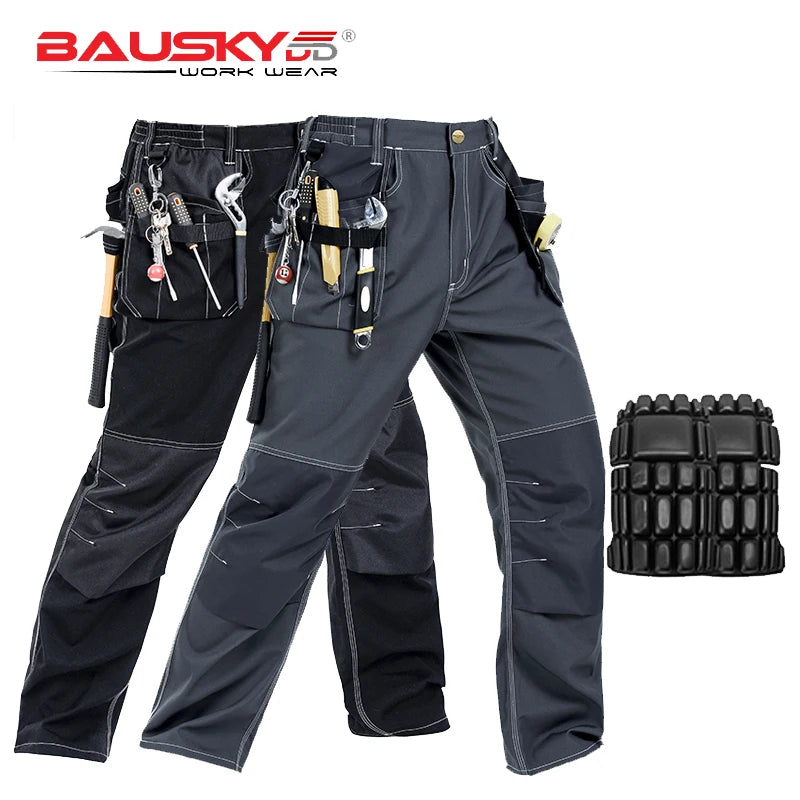 Men's work wear working pants Tool trouser Black work trousers men workwear cargo Pants