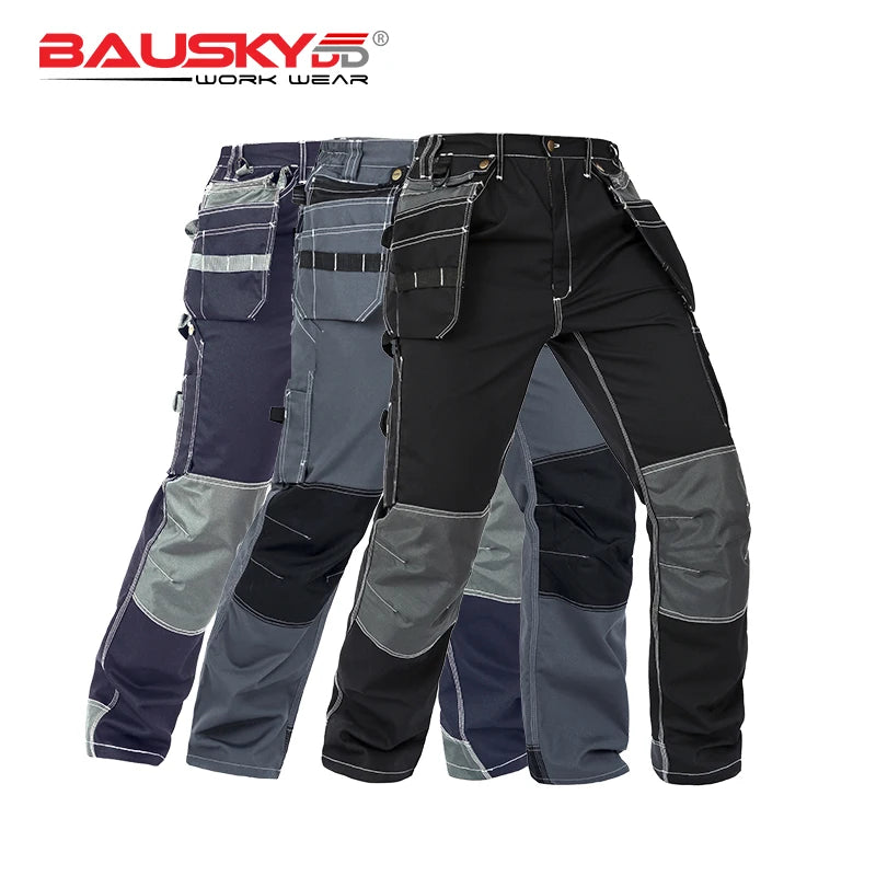 Men's work wear working pants Tool trouser Black work trousers men workwear cargo Pants