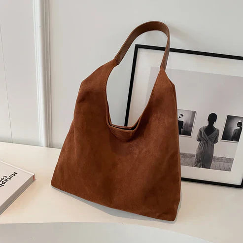 Lena | Suède Hobo Tas