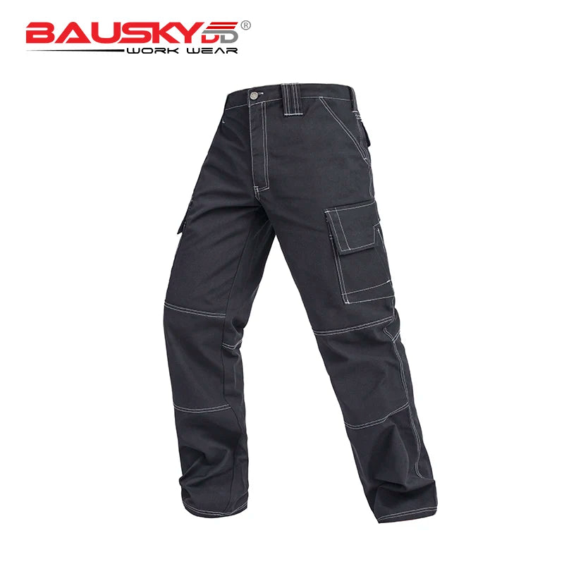 Men's work wear working pants Tool trouser Black work trousers men workwear cargo Pants