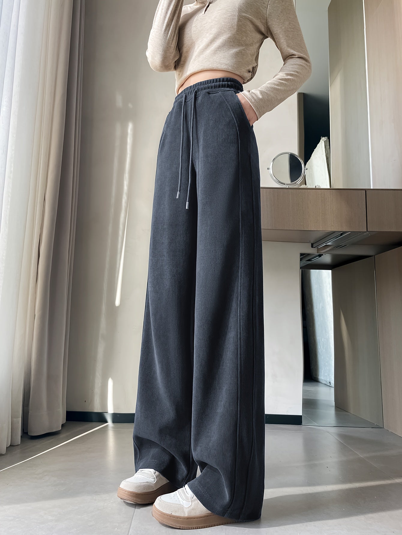 Heidi | Stijlvolle Lange Broek Met Losse Pasvorm