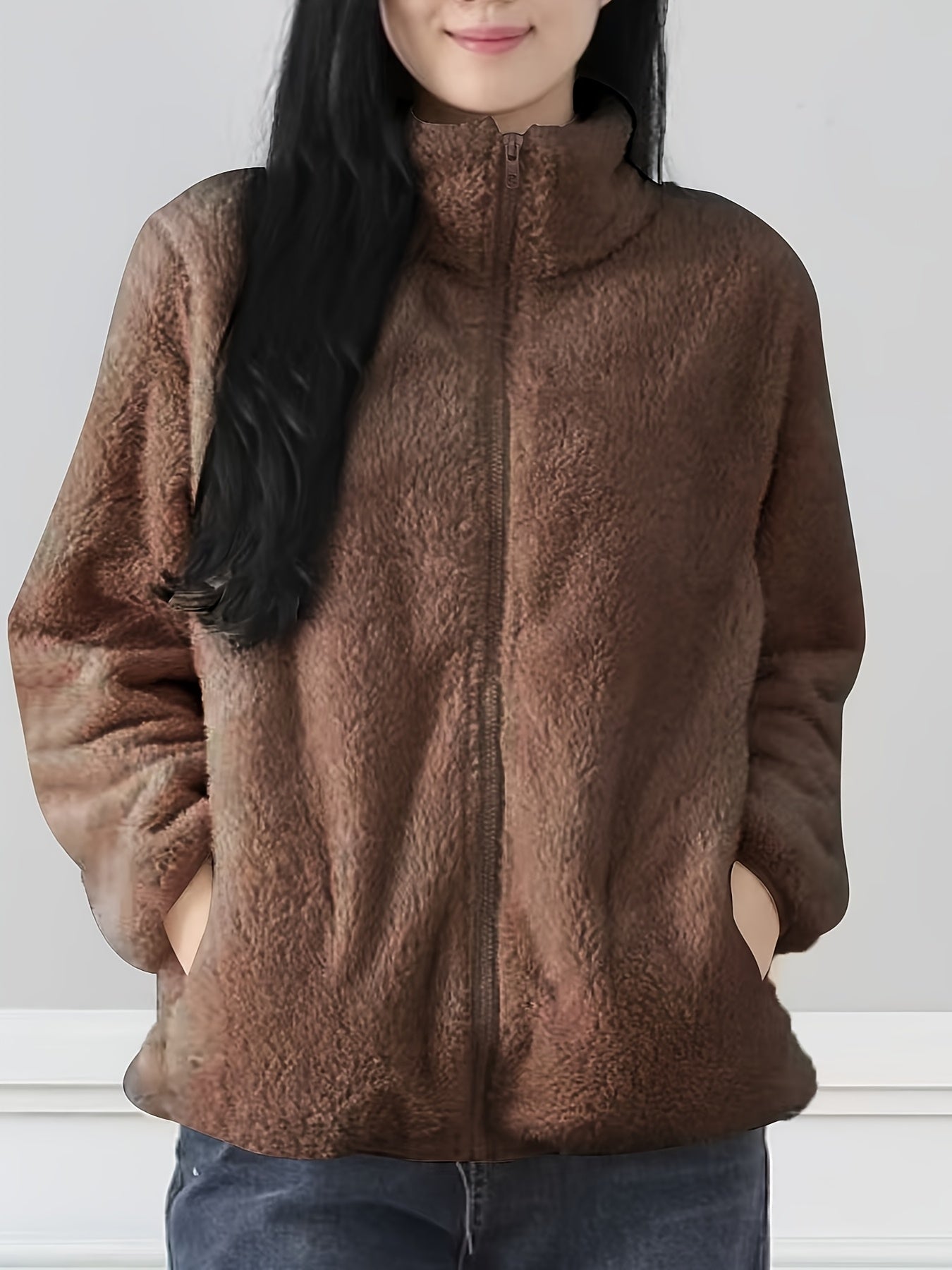 Elsbeth | Elegante Pluche Jas