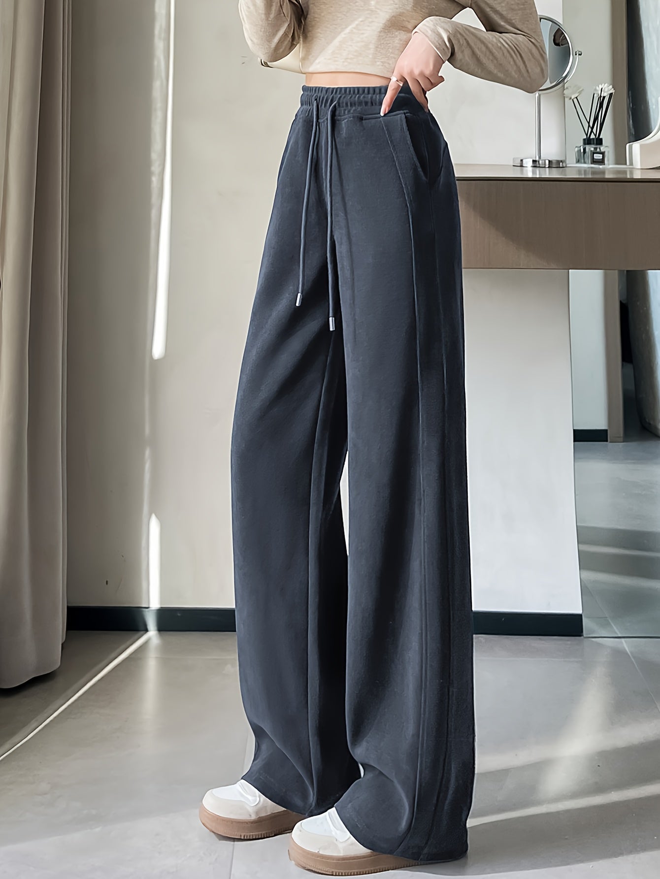 Heidi | Stijlvolle Lange Broek Met Losse Pasvorm