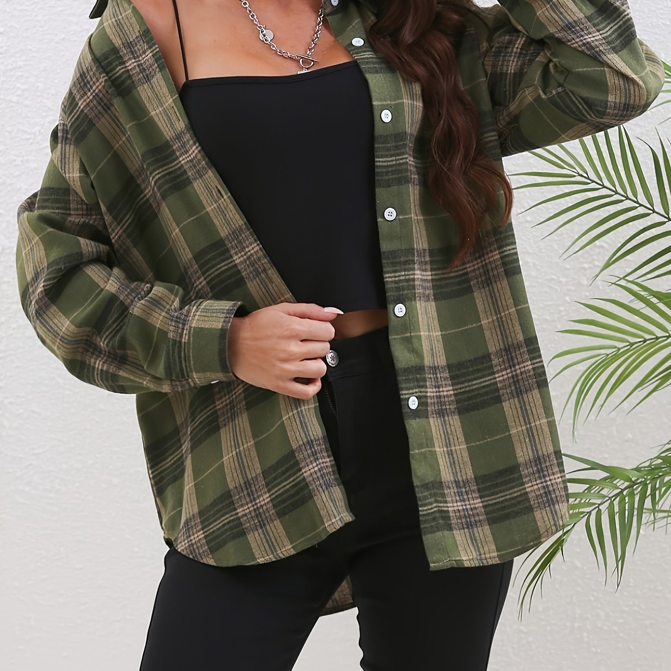 Nathalie | Casual ruitshirt met zachte pasvorm