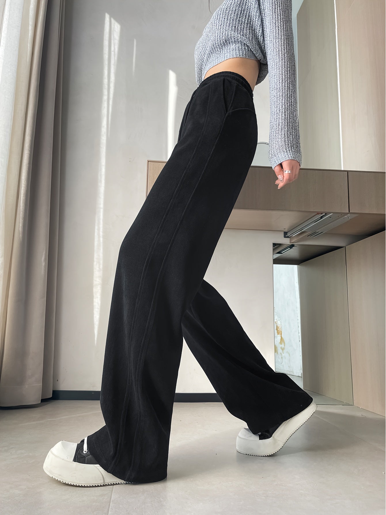 Heidi | Stijlvolle Lange Broek Met Losse Pasvorm