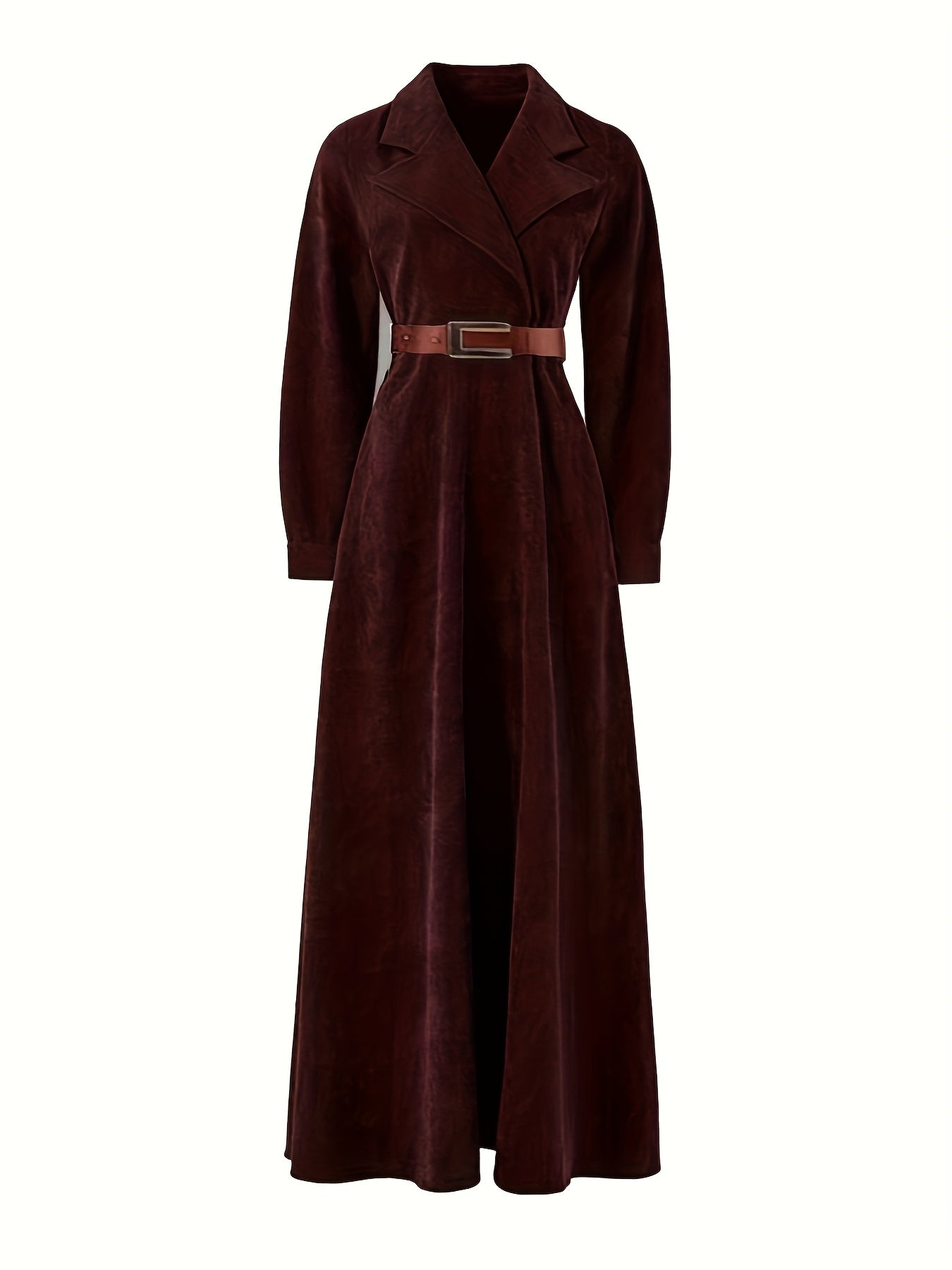 Hendrika | Franse-Inspiratie Jurk Met Trenchcoat Stijl