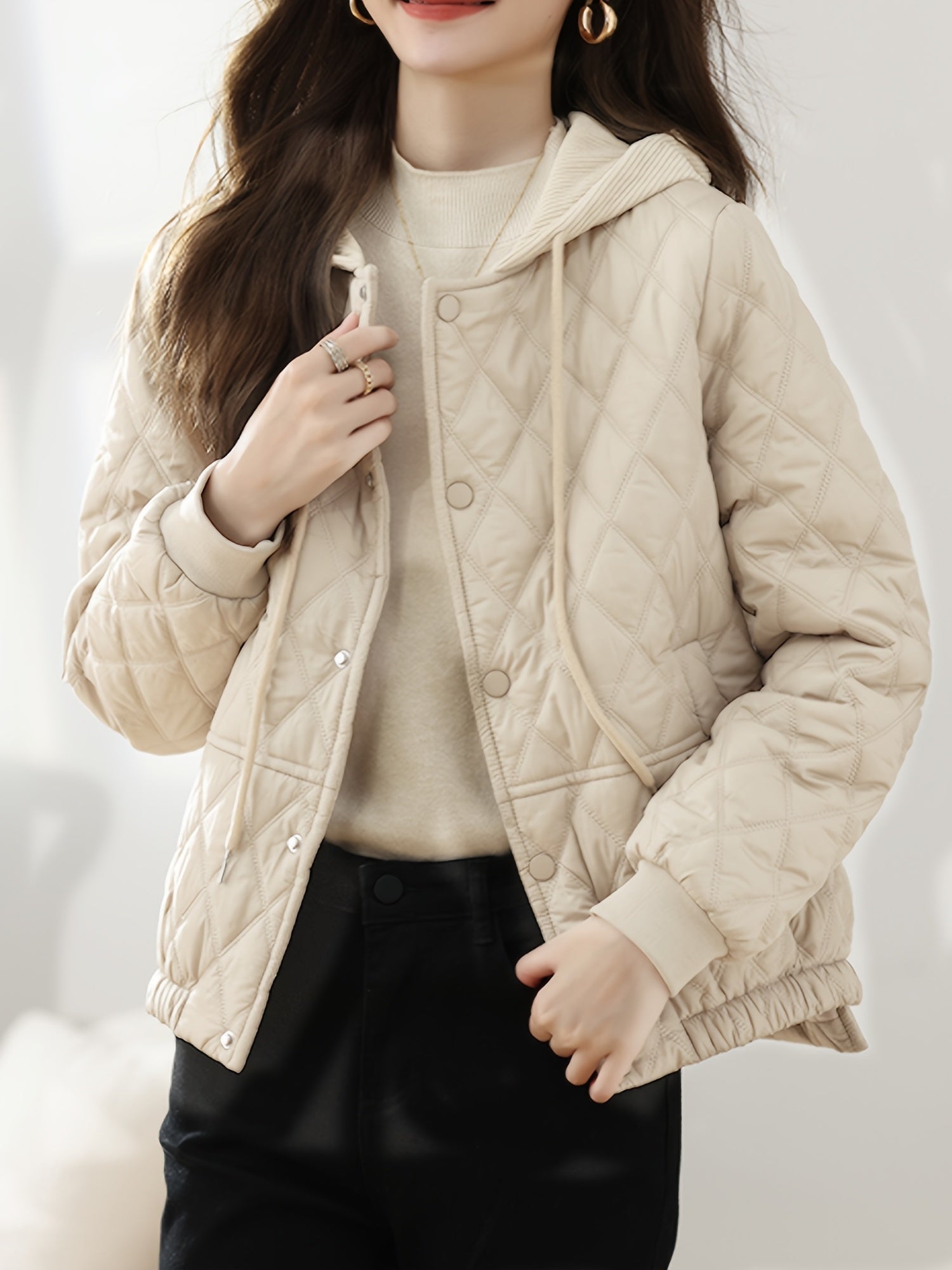 Marloes | Gewatteerd Jasje Met Lichte Glans