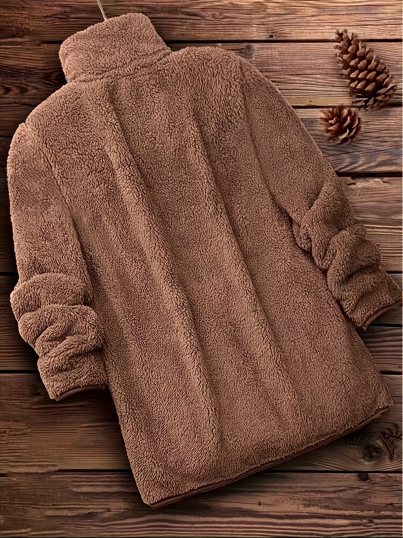 Elsbeth | Elegante Pluche Jas