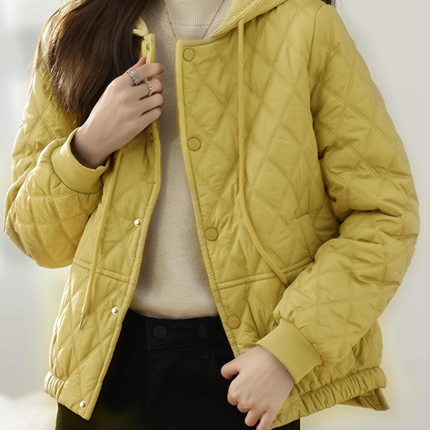 Marloes | Gewatteerd Jasje Met Lichte Glans