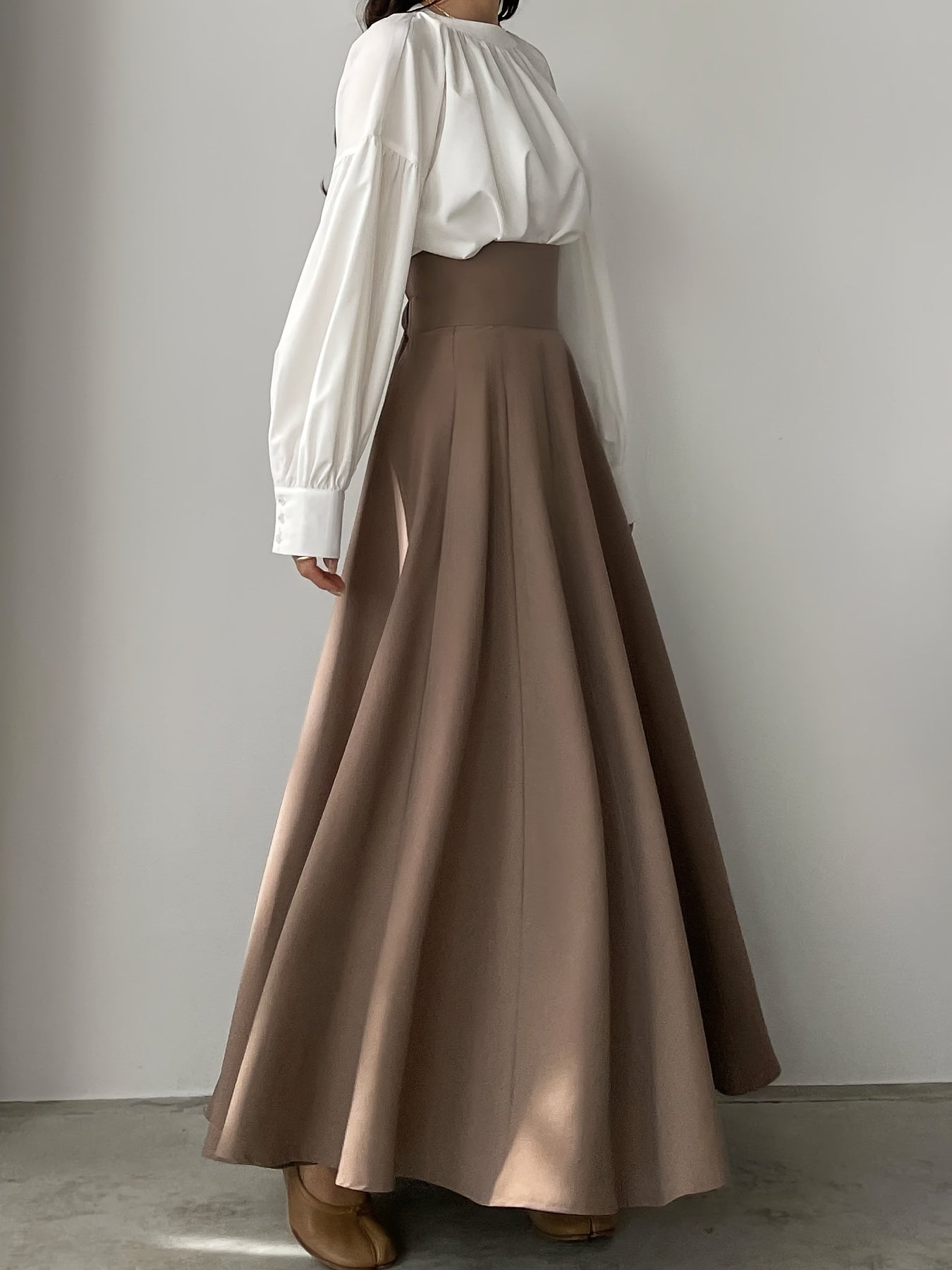 Charlotte | Midi-jurk met elegante high-waist pasvorm