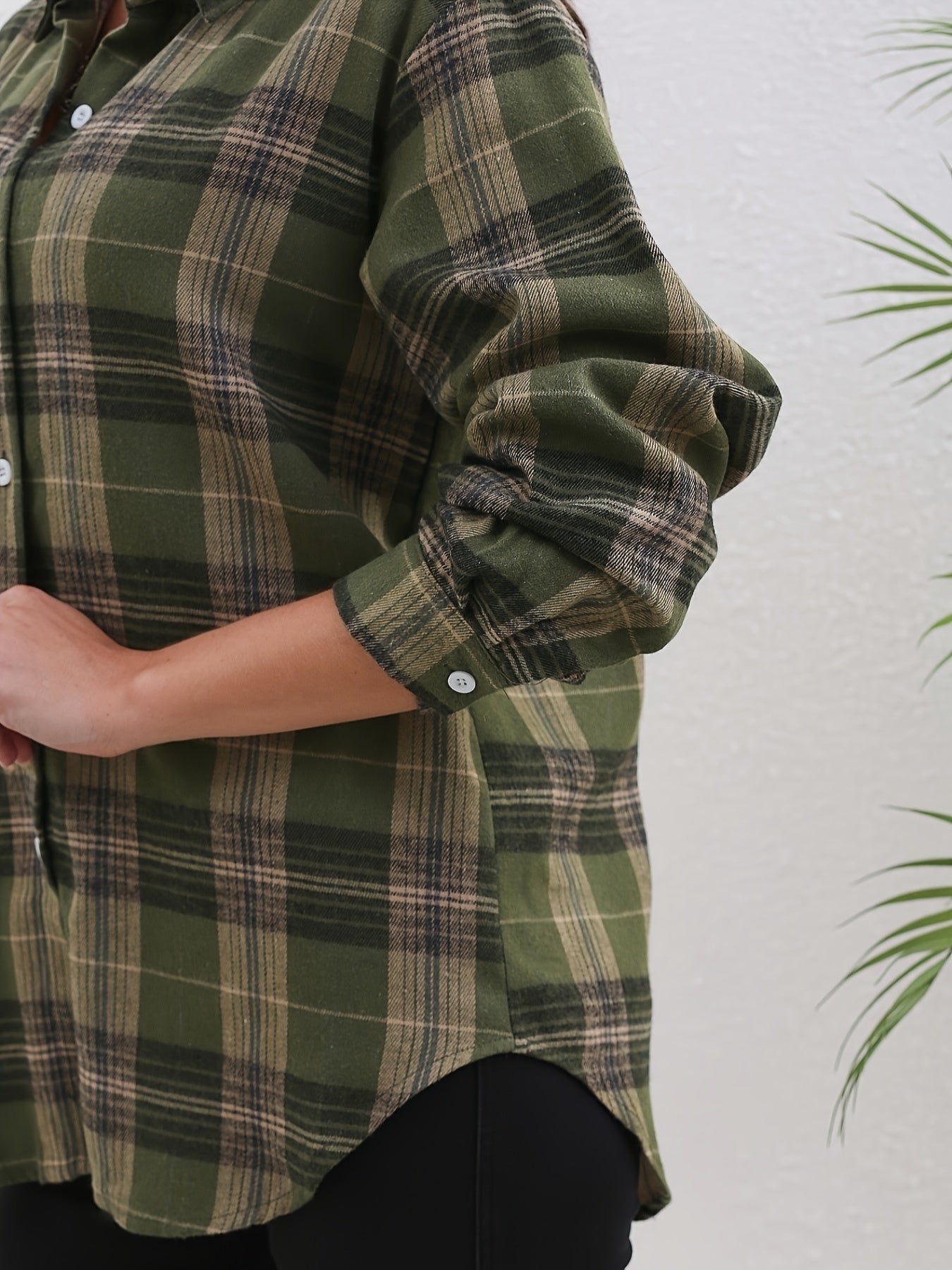 Nathalie | Casual ruitshirt met zachte pasvorm